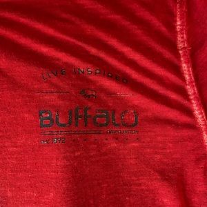Men’s red Buffalo shirt size large